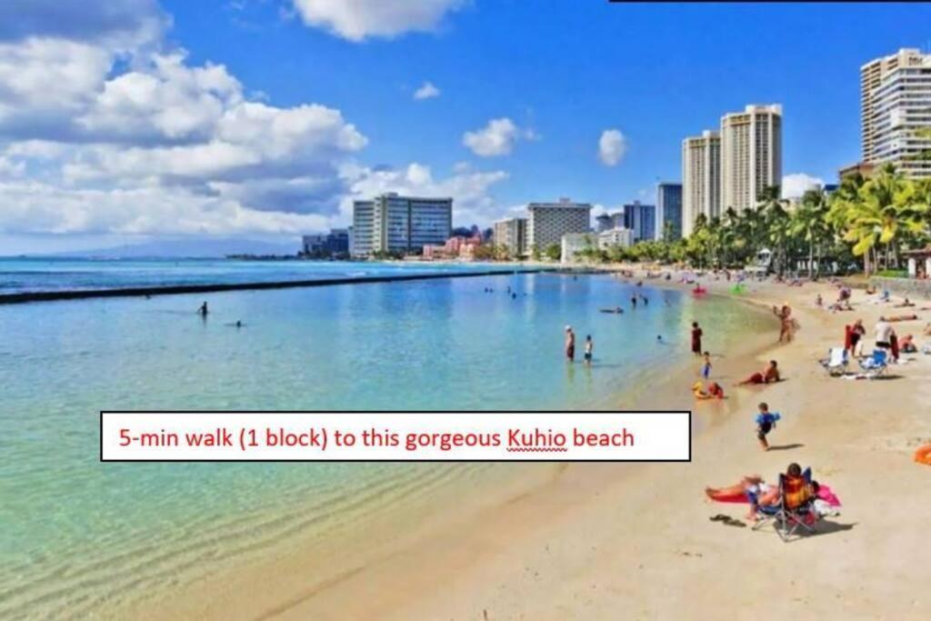 Huge Patio Washerdryer 1 Bedroom Banyan Free Parking 5 Min To Beach Honolulu Esterno foto